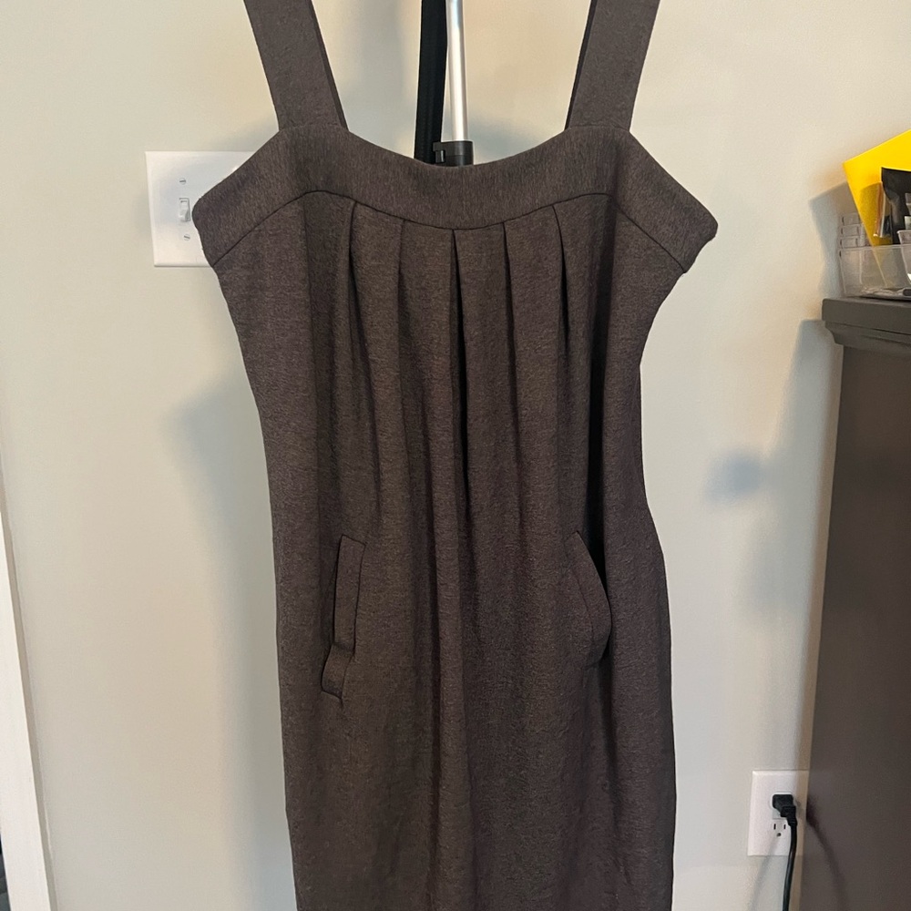 Calvin Klein Strapless Brown Dress